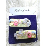 Gemini Bow Hair Clip 女生发夹 Cute Sparkling Flower Accessory – Gift Idea for Girl / Woman / Kids