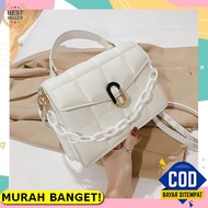 Korean Sling Bag, Trendy Women's Sling Bag, Sling Bag Wanita A9P4 Sling Bag, Sling Bag Wanita Chain 
