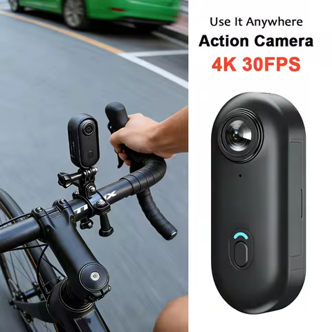 4K Action Camera Body Cam WiFi POV Thumb Cam Waterproof Wearable Sports Mini Snapcam Walking Fishing
