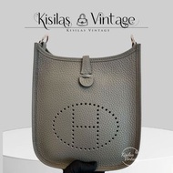 Hermes Mini Evelyne 積雨雲灰