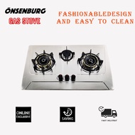 ONSENBURG Gas Stove  Built-in 3 Burner Gas Hob/Material Stainless Steel  MSD-7610