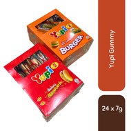 Yupi Gummy Burger / Frankfurter 7 x 24g