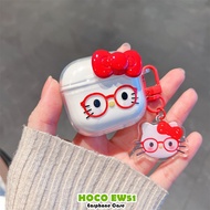 【Fast Shipment】For HOCO EW51 Casing Case Soft Silicone Earphone Case DIY Cute Cat