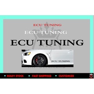 ECU TUNING CAR STICKER CIVIC HILUX DMAX FORD RANGER VIOS CITY MYVI