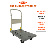 ONS Durable Trolley for Warehouse or Home Use 150KG Easy Hand Carry ( 700mm x 445mm)