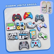 Charm sticker 2D attached to slippers model C77 game