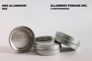 GROSIR Kaleng Pot Pomade Aluminium (5x3 cm 1 oz 30 gr) - Silver