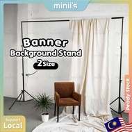 Miniis 2.6x3m / 2x2m Adjustable Background Banner Support Stand Photo Backdrop Photography Kit