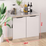 Stainless Steel Cabinets Kichen Sink Base Cabinet Stove Storage Cupboard Kabinet Dapur Gas Almari Da