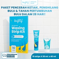 Brighty Post Shaving & Waxing Gel + Glowing Underarm + Waxing Strip Kit