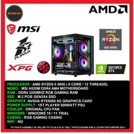 Gaming PC Desktop AMD Ryzen 5 5600/32GB/16GB/1TB SSD/512GB SSD/RTX5050 8GB/550W
