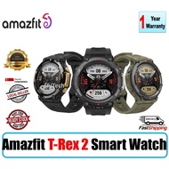 Amazfit T-Rex 2 | T-Rex Pro with Activity Tracker (35.3mm AMOLED Display, 10ATM Water Resistent | 1 Year Warranty