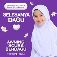 Tudung Awning Scuba Chin @ Tudung Si Cute