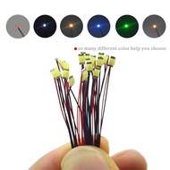 LED Patch Light 12V with Resistor with Cable 0402 0603 0805 1206 DIY Handmade Model Making Materials
