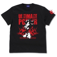 KAOS Baju Anime Sonic Adults T-Shirt Unisex 100% Cotton Printed T-Shirt Shadow Sonic Design T-Shirt 