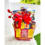 HAMPER MAKANAN MINUMAN, HAMPER COKLAT HAMPER BULAT GIFT & HADIAH
