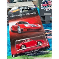 HOT WHEELS 2015 PORSCHE SERIES PORSCHE 959 RED HOTWEELS DIECAST COLLECTABLES