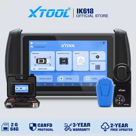XTOOL InPlus IK618 With KC100 OBD2 Automotive Scanner IMMO Key Programming Car Diagnostic Tool For A
