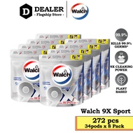 [Free Delivery] Walch® 9X Sports Laundry Capsule Refill 34 Pods