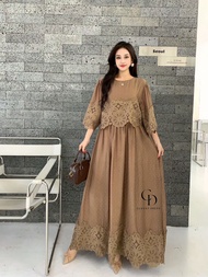 CD 🎈 New Dress New Design 6 Colors : ตามแบบ Size : Free size Bust :112-115cm /44-45 inch