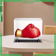 [Amleso] Display Case for Boxing Gloves, Father's Day Gift, Boxing Glove Box for Home Office