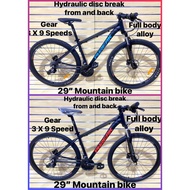 BASIKAL MTB SIZE 29 INCH BICYCLE MTB PHREAK COLEMAN MOUNTAIN BIKE MTB 9SPEED ALLO/BASIKAL 29" MOUNTAIN BIKE