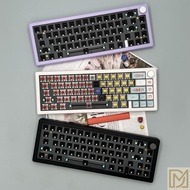 ESC66 GMK67 Keyboard Kit 65% Barebone Gasket RGB with Knob 3 Modes Wireless Mechanical Keyboard Hotswap