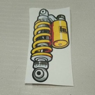 Ohlins shock image sticker (contents 2)