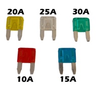 200-PCS Mini Plug In Fuse 10 Amp 15 Amp 20 Amp 25 Amp 30 Amp