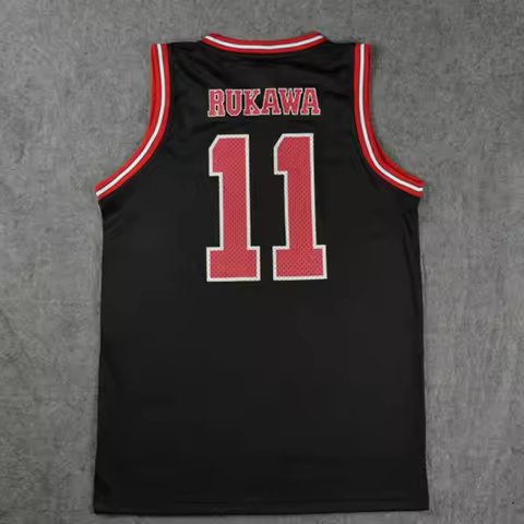 Anime Shohoku Kids #10 Sakuragi Rukawa Mitsui Miyagi Basketball Jersey Set Youth Sports Shirt Unifor