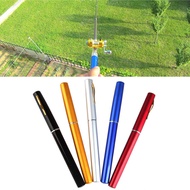 Chen Yi 【Ready】 Portable Pocket Telescopic Mini Fishing Pole Pen Shape Folded Fishing Rod With Reel Wheel