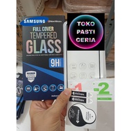 TEMPERED GLASS INDOSCREEN FULL COVER HIKARU SAMSUNG A10 A20 A30 A50 A40 A60 A70 A80 A90 A6 2018 A7 2
