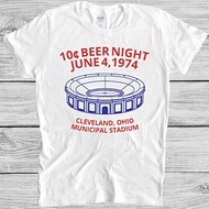 Cleveland Baseball 10 Cent Beer Night Souvenir Funny Meme Gift Tee T Shirt M1206