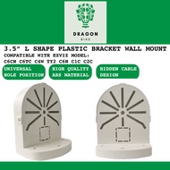 3.5 inch L Shape Plastic Right Angle Bracket Wall Mount Suitable for Ezviz Dome IP Camera C6CN C6TC 