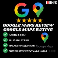 Google Maps Ratings and Review(customised text and photos, Malaysian Id-Malay,Chinese, Indian)