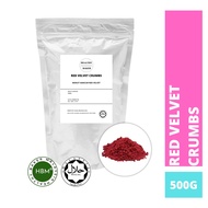 Cookies Crumble Matcha 500gm / Crumbs Matcha / Biscuit Crumb / Halal Red Velvet/Caramel/Chocolate