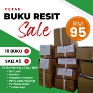 Buku Resit/Bil Tunai/Invoice/Payment Voucher/Petty Cash Voucher/Purchase Order/Taxi Receipt