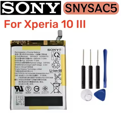 Original SNYSAC5 4500mah Replacement Battery For Sony Xperia 10 III 10III X10III SO-52B SOG04 XQ-BT5