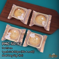 Pmc 50-92 Plastic Mooncake 50gr Snowskin Mochi Nastar Pia Moon Cake