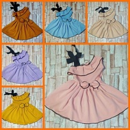 One sided shoulder dress very comfortable outfit for kid's random