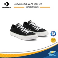 Converse รองเท้าผ้าใบ รองเท้าแฟชั่น OL Women All Star OX 567653CU0BK (1890)
