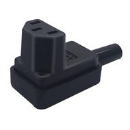 [SzxflieaeMY] C13 Power Plug Right Angle IEC 320 C13 Female Plug Wire Adapter Connector