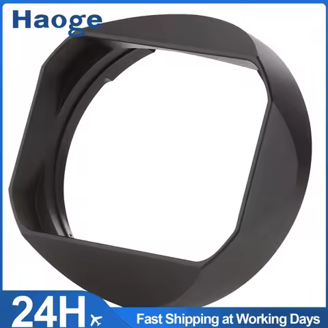 Haoge LH-SM35 Lens Hood Metal Square Bayonet for SIGMA 35mm F2 DG DN |Contemporary Mirrorless Lens S