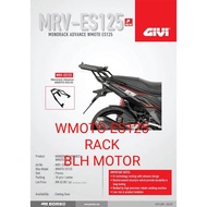 RACK/ KAKI GIVI MONORACK MRV WMOTO ES125 TULISAN GIVI LATEST DESIGN 2022