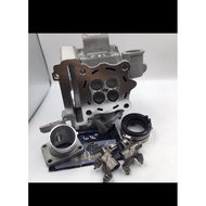 SWIPOH SUPERHEAD CNC PORTING LC135 Y15ZR 20/23 22/25 SIAP VALVE,INTAKE CNC,ROCKER ARM FULL SET PNP 1