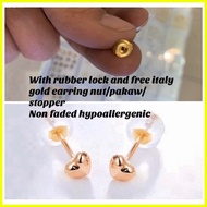 ✥ ♗ 18k earrings legit gold!not fake