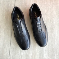 รองเท้าลำลองหนังแท้ GEOX สำหรับผู้ชาย ฤดูใบไม้ร่วง 2024 รองเท้าบอร์ดอเนกประสงค์แบบใหม่ รองเท้าหนังผู