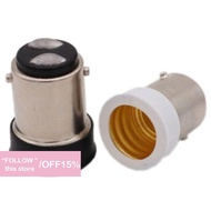 NARCISSUS Lamp Holder, Screw Bulb Converter Halogen Light Base, Durable E15D to E14 Socket Adapter B15 to E12 LED Light Bulb Holder LED Saving Light