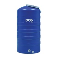 กทม.ส่งด่วน ถังเก็บน้ำ DOS รุ่น Ice (สีน้ำเงิน) กันตะไคร่ UV 8 รับประกัน 15ปี+ลูกลอยทองเหลือง DOS ขน