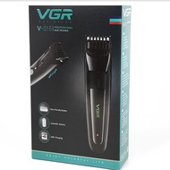 VGR 015 Hair Clipper Professional Barber Beard Styler Stainless Head USB Rechargeable Washable Noise